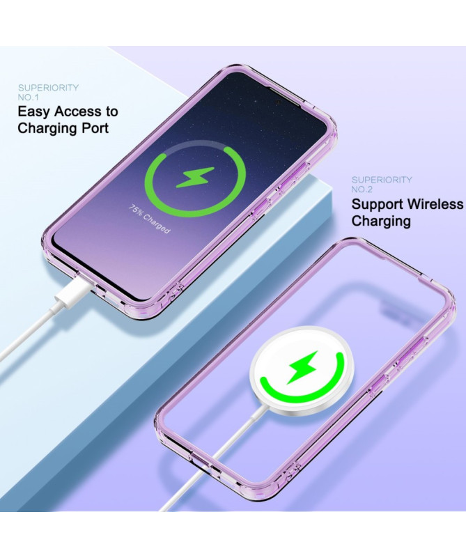 Coque Samsung Galaxy S25 Résistante Intégrale MagSafe