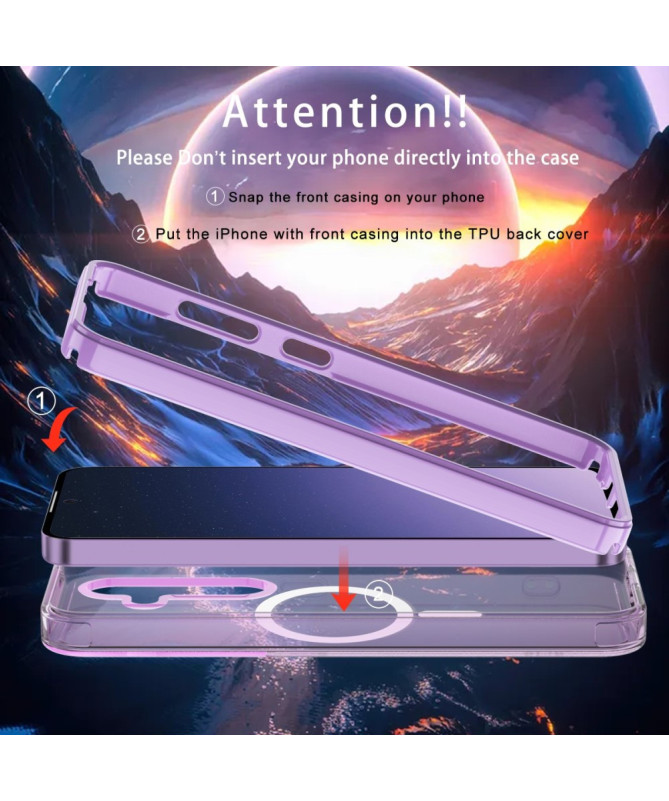 Coque Samsung Galaxy S25 Résistante Intégrale MagSafe