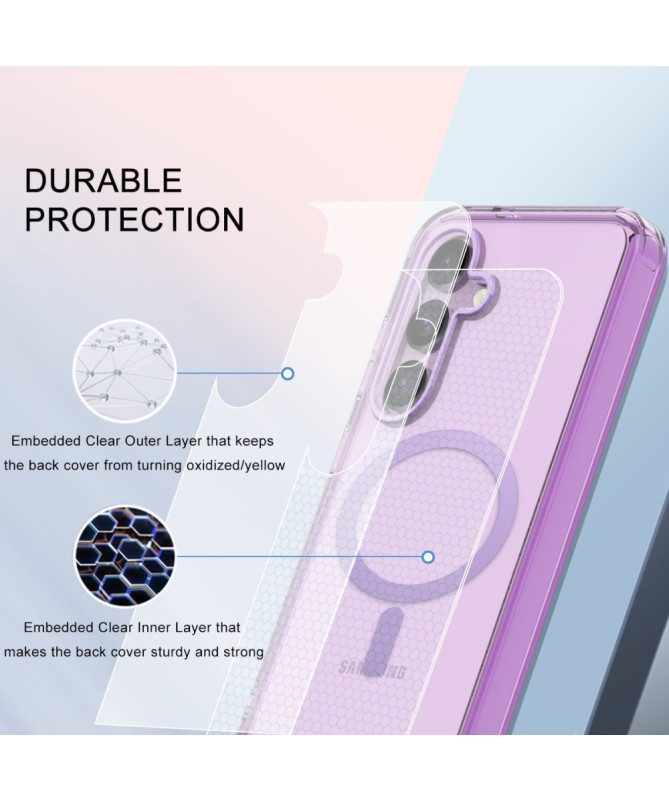 Coque Samsung Galaxy S25 Résistante Intégrale MagSafe