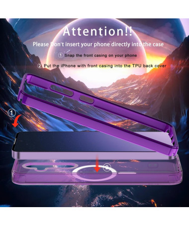 Coque Samsung Galaxy S25 Résistante Intégrale MagSafe Violet - photo 33