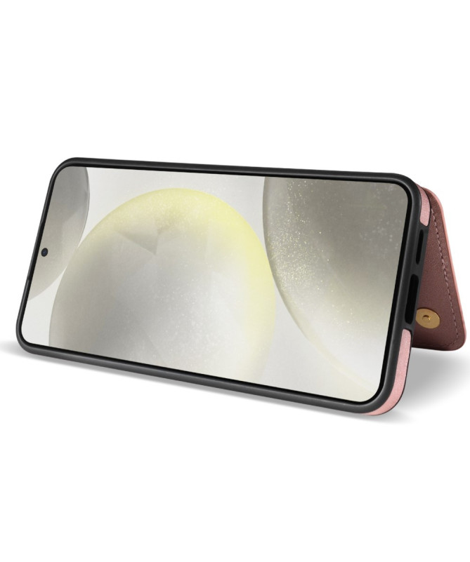 Coque Samsung Galaxy S25 Matelassée avec Mini Lanière