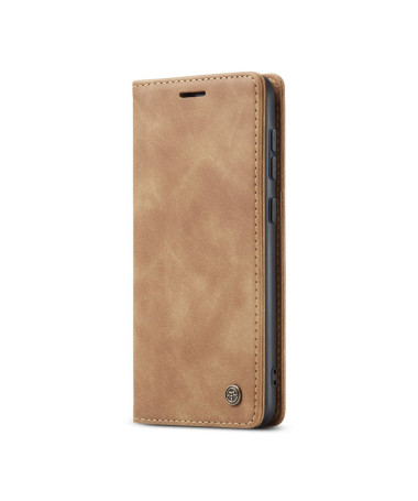 Housse Samsung Galaxy S25 Golias imitation cuir Marron Clair - photo 12