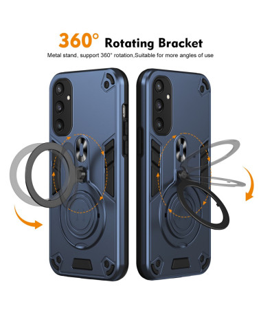 Rotak - Coque Samsung Galaxy S25 avec Anneau Rotatif Bleu marine - photo 9