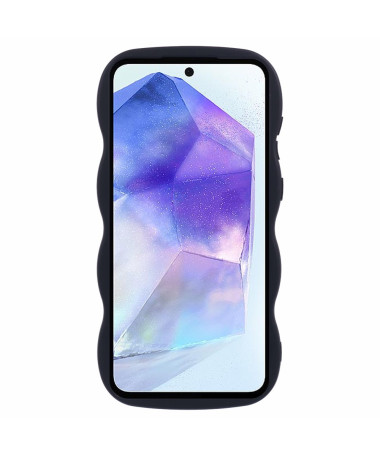 Coque Samsung Galaxy S25 avec Bords Ondulés Noir - photo 30