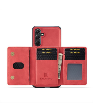 Samsung Galaxy S25 - Coque Porte-cartes Détachable M2 Series Rouge - photo 9