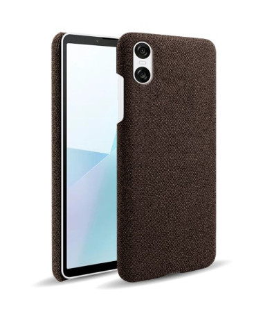 Coque Sony Xperia 10 VI avec Revêtement en Tissu Texturé