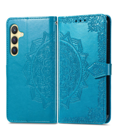 Housse Samsung Galaxy S25 Mandala Rétro Bleu clair - photo 6