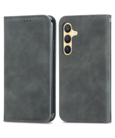 Housse Samsung Galaxy S25 Business Rétro Gris Foncé - photo 18