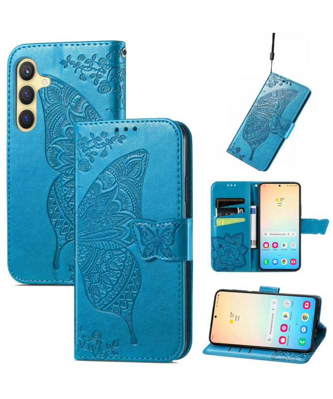 Housse Samsung Galaxy S25 Papillon Relief