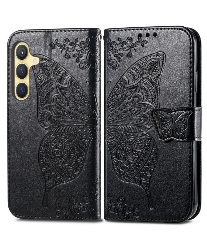 Housse Samsung Galaxy S25 Papillon Relief
