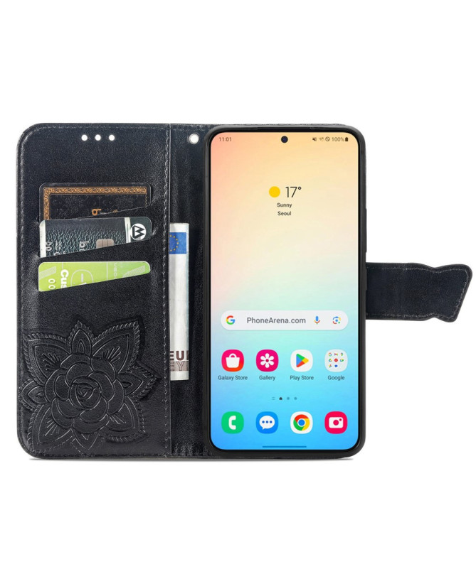 Housse Samsung Galaxy S25 Papillon Relief