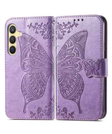 Housse Samsung Galaxy S25 Papillon Relief Violet clair - photo 26