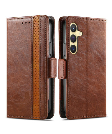 Vestro - Housse Samsung Galaxy S25 Flip Business Marron - photo 12