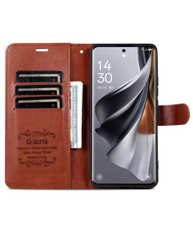 Housse Samsung Galaxy S25 AZNS Simili Cuir Marron - photo 11