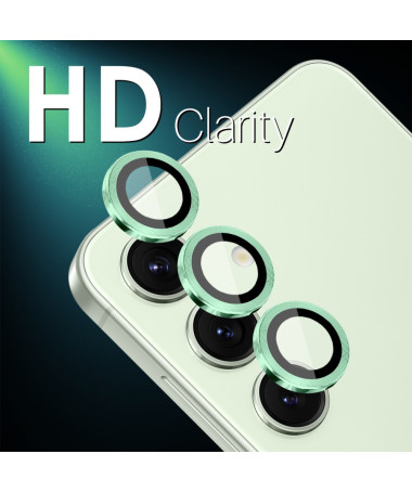 Verre Trempé Samsung Galaxy S25 pour lentille (3 pièces) Vert clair - photo 18