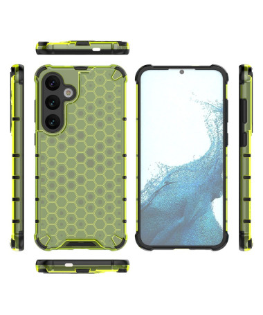 Coque Samsung Galaxy S25 Design Alvéole Vert clair - photo 15