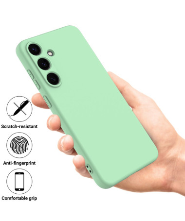 Coque Samsung Galaxy S25 Puro silicone liquide Vert - photo 2