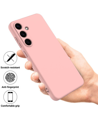 Coque Samsung Galaxy S25 Puro silicone liquide Or Rose - photo 26