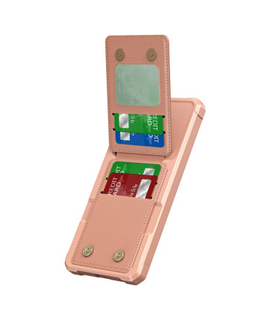 Coque Samsung Galaxy S25 Cards Flip Or Rose - photo 18