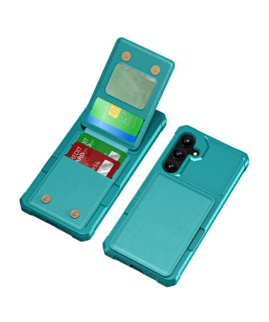 Coque Samsung Galaxy S25 Cards Flip Cyan - photo 26