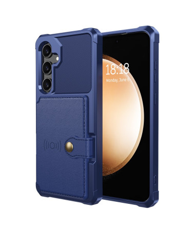 Samsung Galaxy S25 - Coque ZM03 Porte-cartes Bleu marine - photo 22