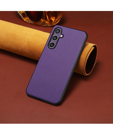 Coque Samsung Galaxy S25 Cuir Classic Violet - photo 5