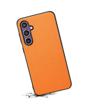 Coque Samsung Galaxy S25 Cuir Classic Orange - photo 8
