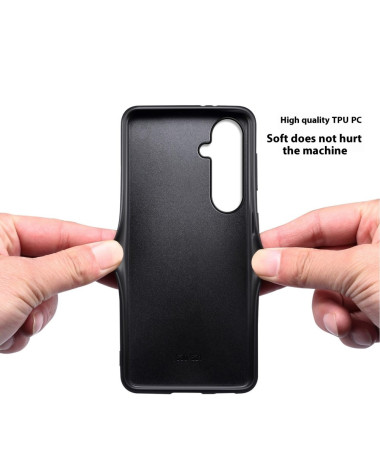 Coque Samsung Galaxy S25 Cuir Classic Noir Orange Vert foncé Violet - photo 11