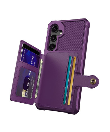 Samsung Galaxy S25 - Coque ZM03 Porte-cartes Violet - photo 37