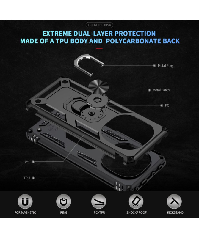 Coque Xiaomi Redmi Note 14 Pro Plus Hybride Fonction Support