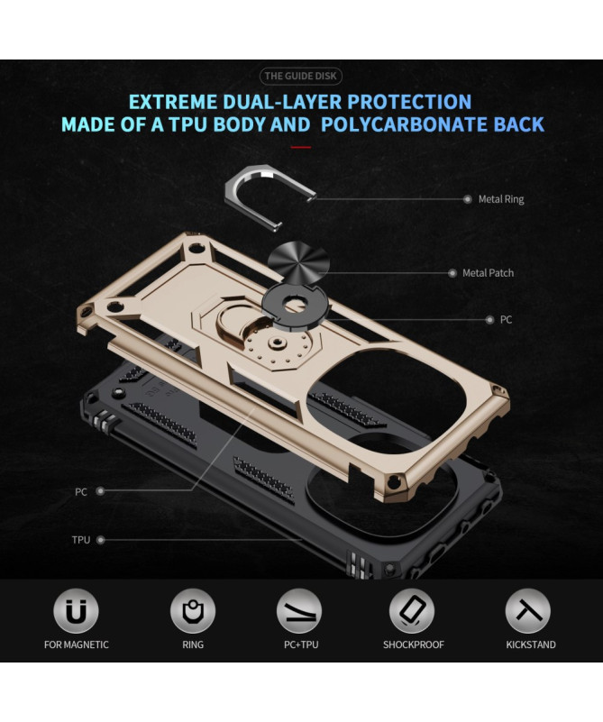 Coque Xiaomi Redmi Note 14 Pro Plus Hybride Fonction Support
