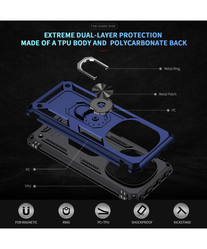 Coque Xiaomi Redmi Note 14 Pro Plus Hybride Fonction Support