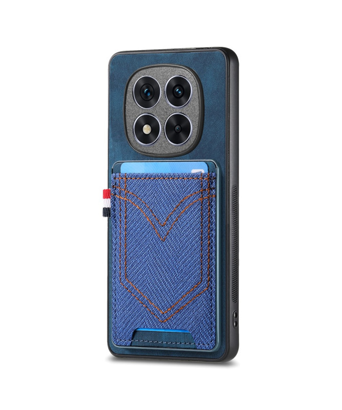 Coque Xiaomi Redmi Note 14 Pro Plus Texturée Denim Porte-cartes