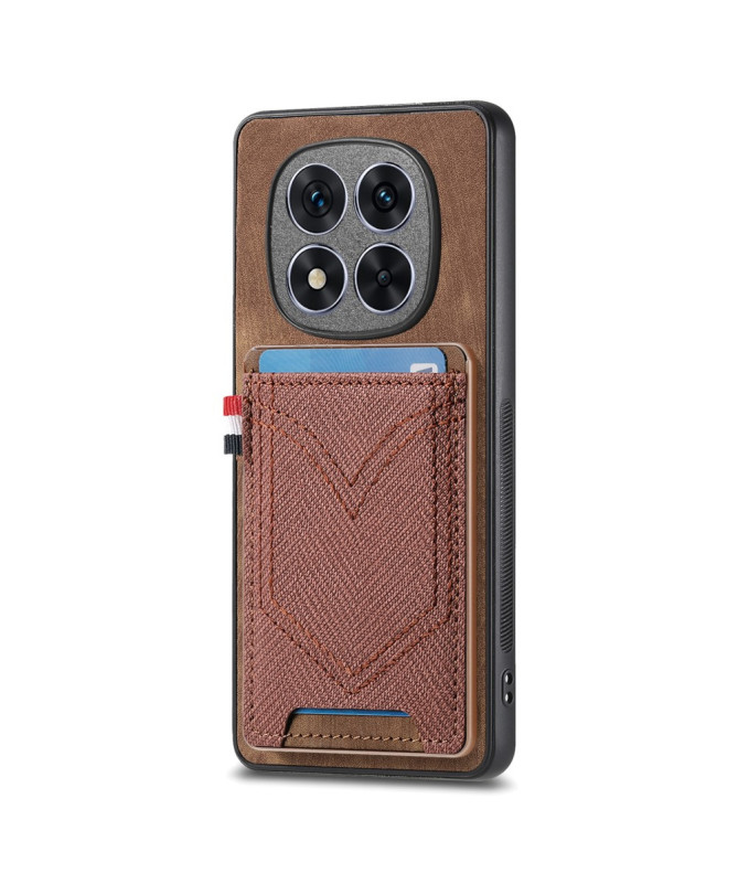 Coque Xiaomi Redmi Note 14 Pro Plus Texturée Denim Porte-cartes