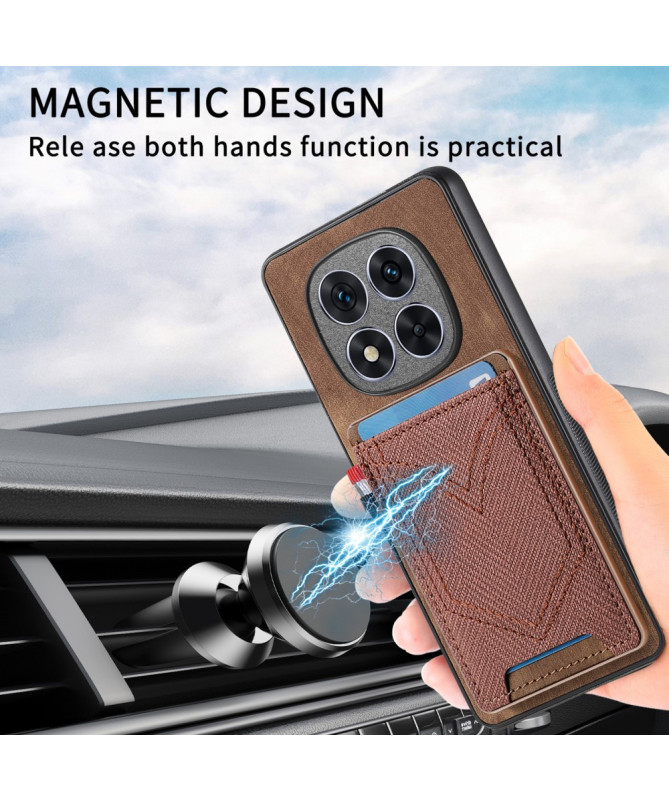 Coque Xiaomi Redmi Note 14 Pro Plus Texturée Denim Porte-cartes
