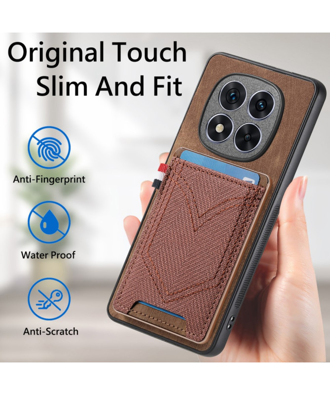 Coque Xiaomi Redmi Note 14 Pro Plus Texturée Denim Porte-cartes