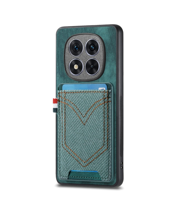 Coque Xiaomi Redmi Note 14 Pro Plus Texturée Denim Porte-cartes