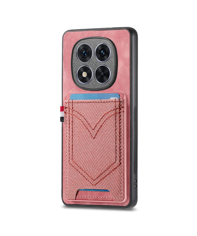 Coque Xiaomi Redmi Note 14 Pro Plus Texturée Denim Porte-cartes