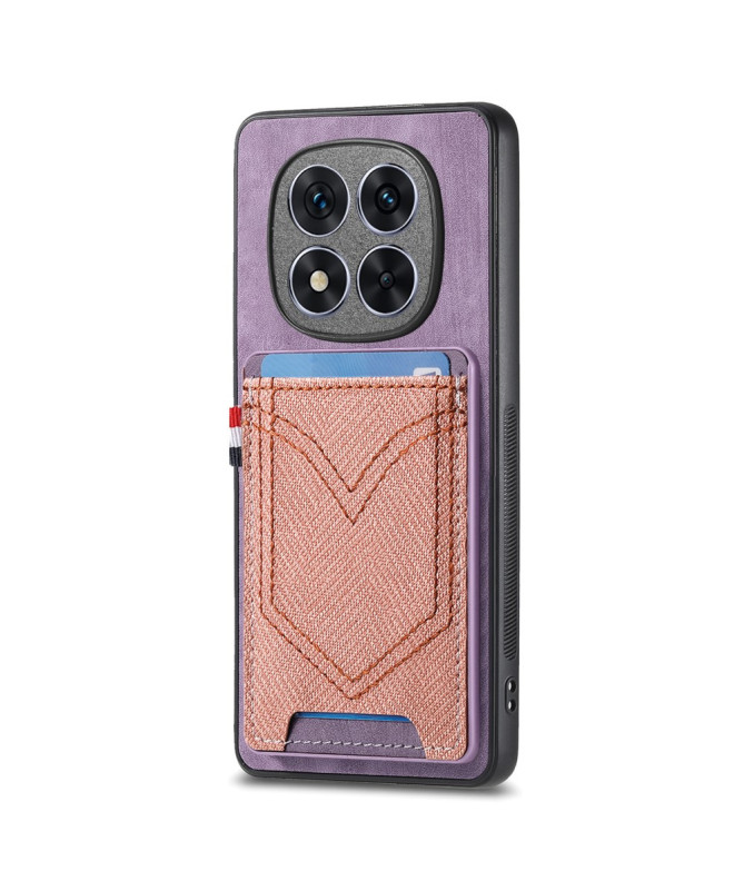 Coque Xiaomi Redmi Note 14 Pro Plus Texturée Denim Porte-cartes