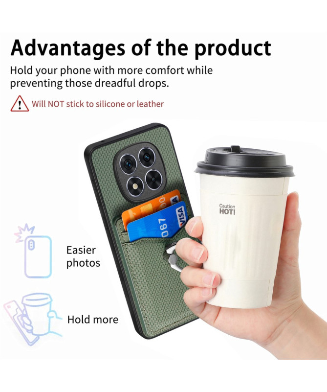Coque Xiaomi Redmi Note 14 Pro Plus Carbone Slim - Rangement