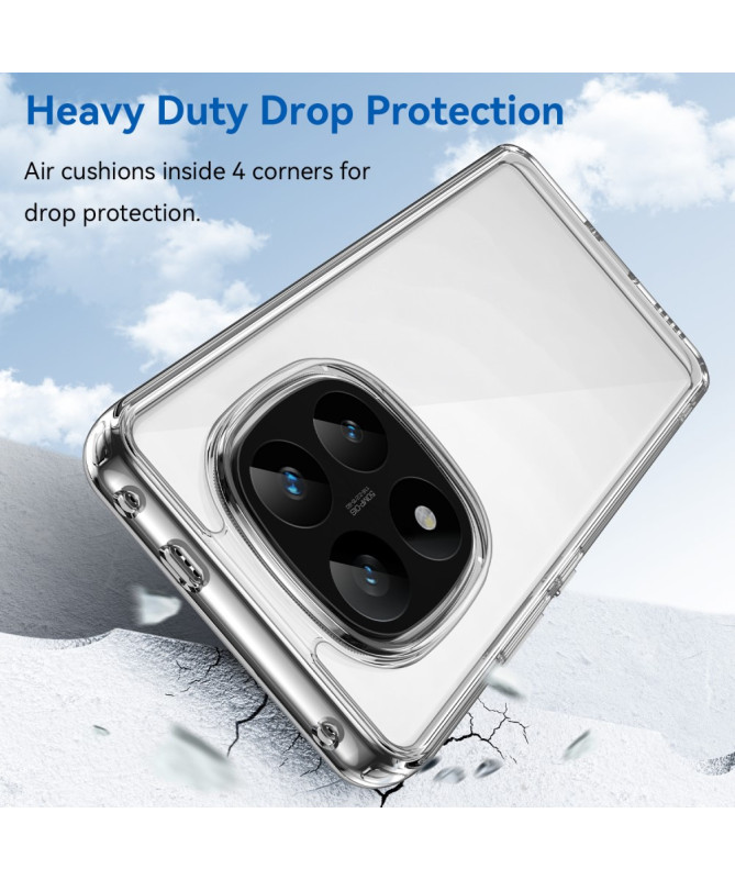Coque transparente Xiaomi Redmi Note 14 Pro Plus avec protection d'écr