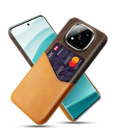 TÄCKA - Coque Xiaomi Redmi Note 14 Pro Plus Texture Tissu et Porte-car