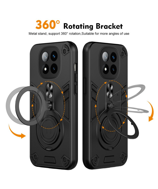 Rotak - Coque Xiaomi Redmi Note 14 Pro Plus avec Anneau Rotatif