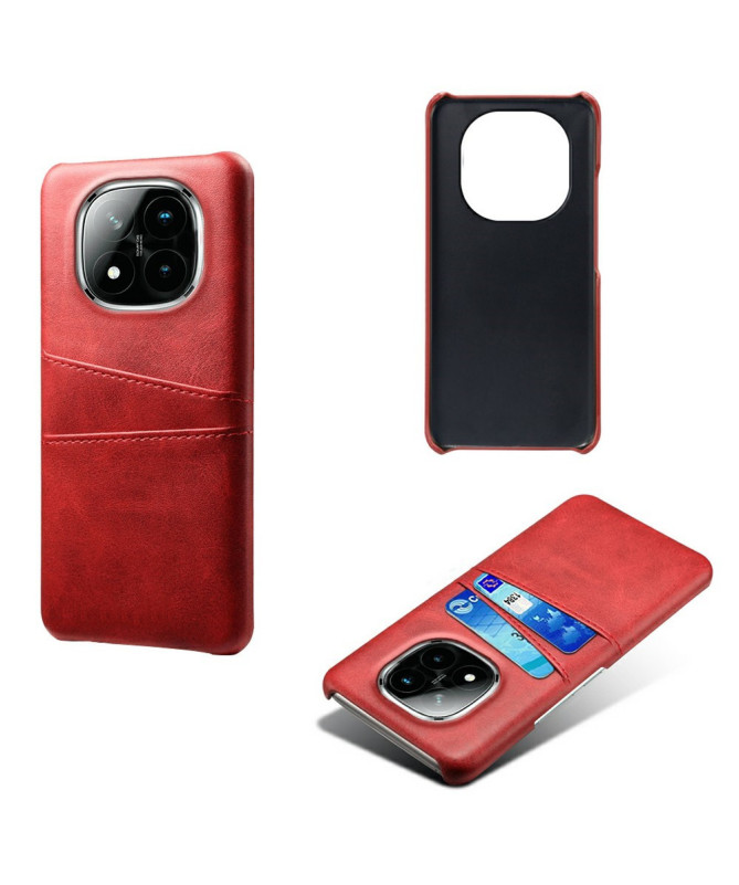 Coque Xiaomi Redmi Note 14 Pro Plus Porte Cartes Simili Cuir Basique