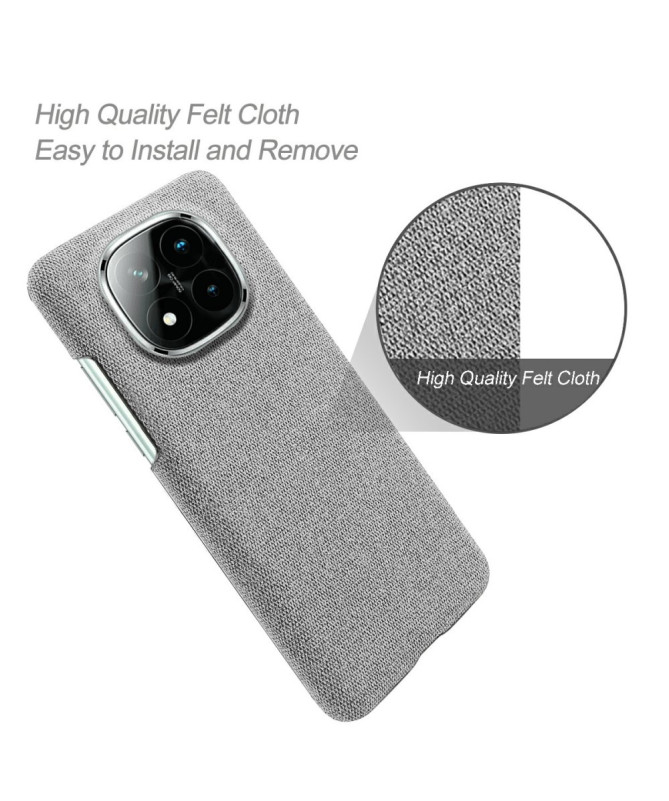 Coque Xiaomi Redmi Note 14 Pro Plus revêtement tissu