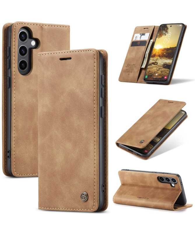 Housse Samsung Galaxy S25 Plus Golias imitation cuir